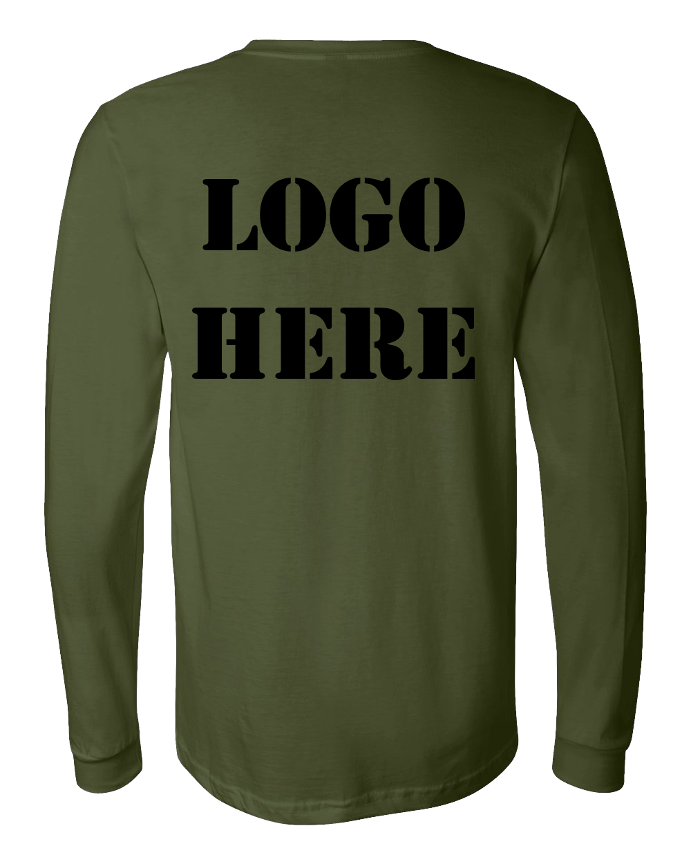 Long Sleeve Olive Drab Dri-Fit T-Shirt