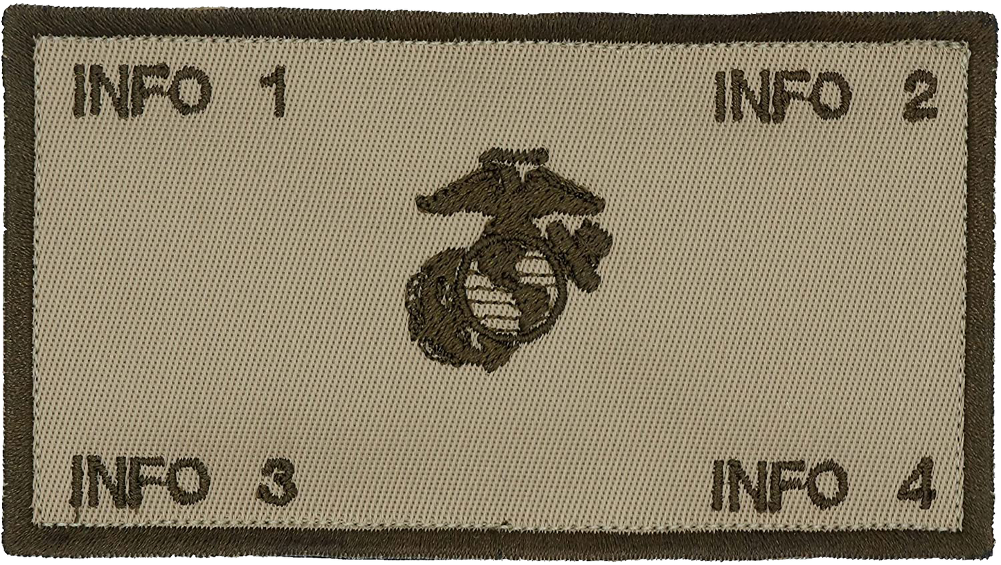Custom 2.5x4" Embroidered Velcro Patch