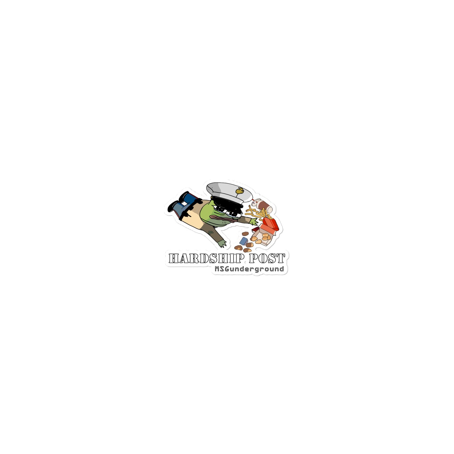 MSGu Hardship Post Sticker