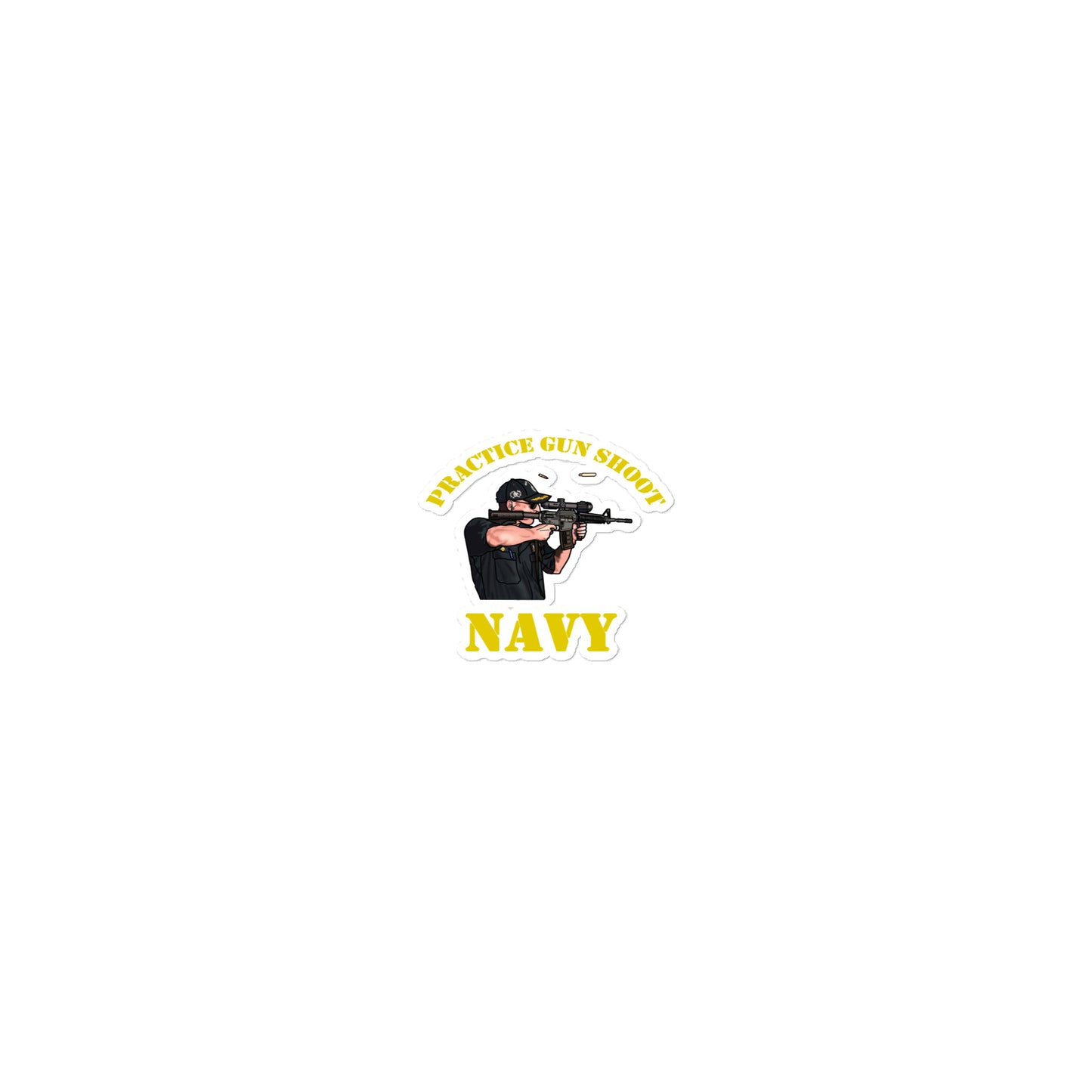 Practice Gun Shoot Sticker 1