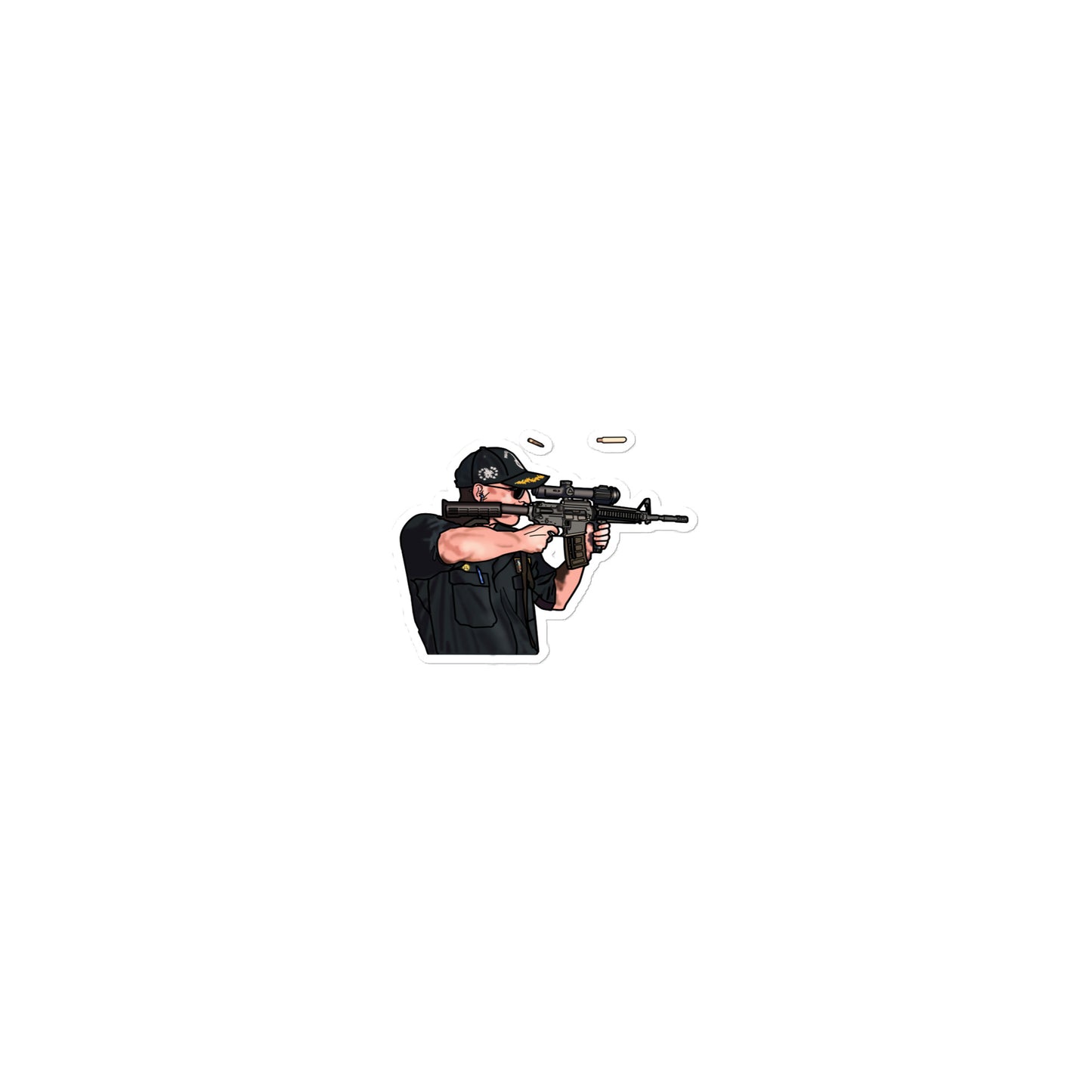 Practice Gun Shoot Sticker 2