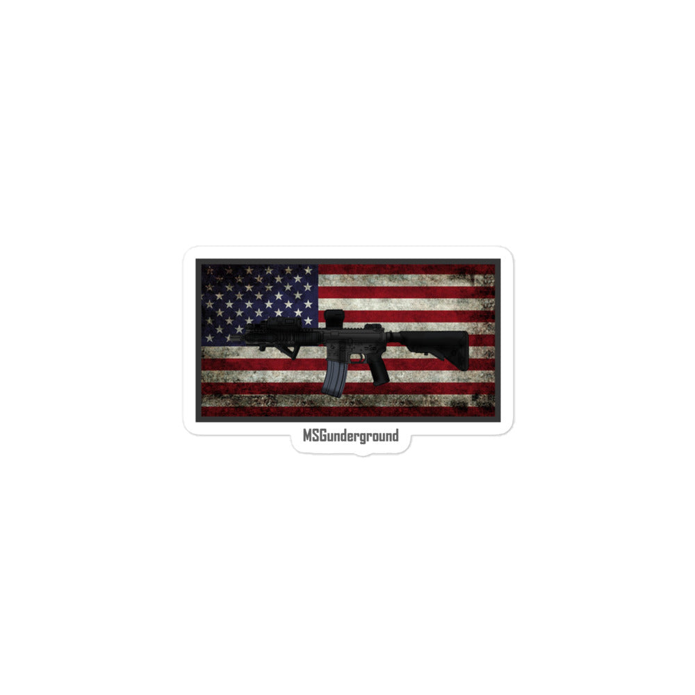 MSGunderground Rifle Sticker