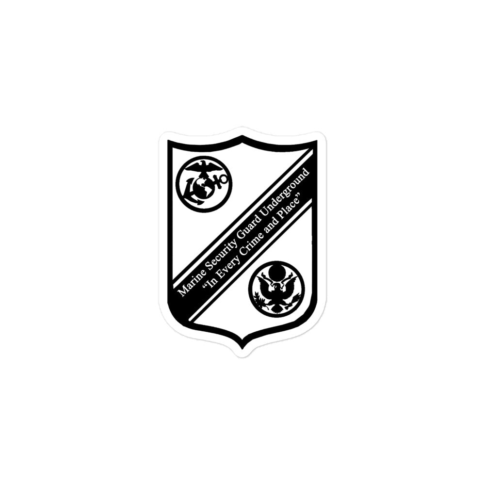 MSGunderground Shield Sticker