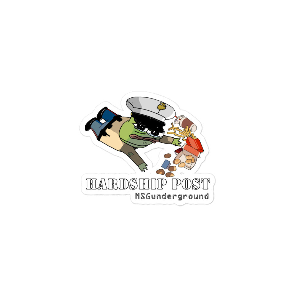 MSGu Hardship Post Sticker