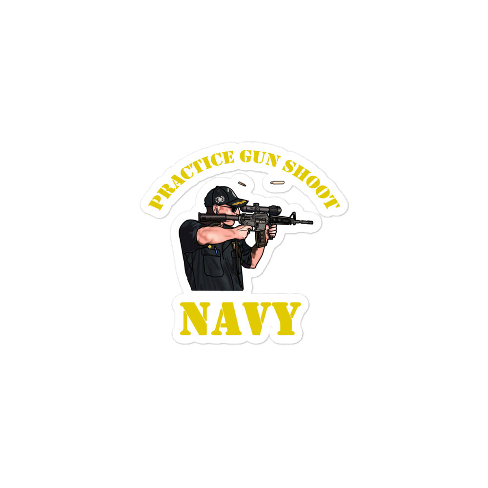 Practice Gun Shoot Sticker 1