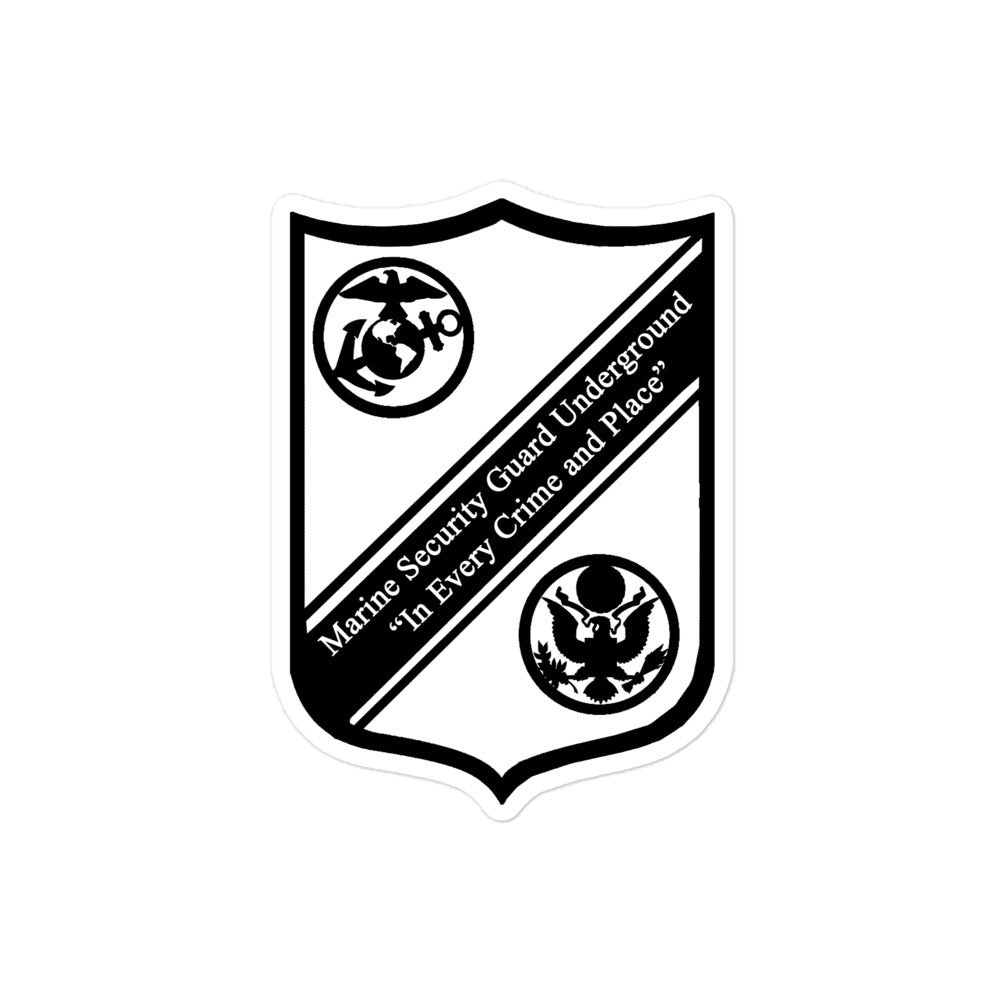 MSGunderground Shield Sticker