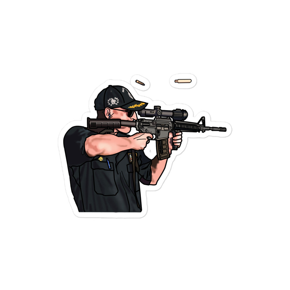 Practice Gun Shoot Sticker 2