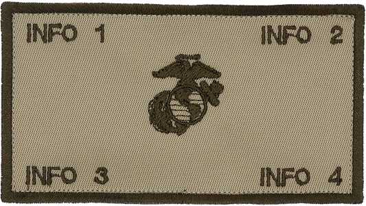 Custom 2.5x4"  Embroidered Velcro Patch