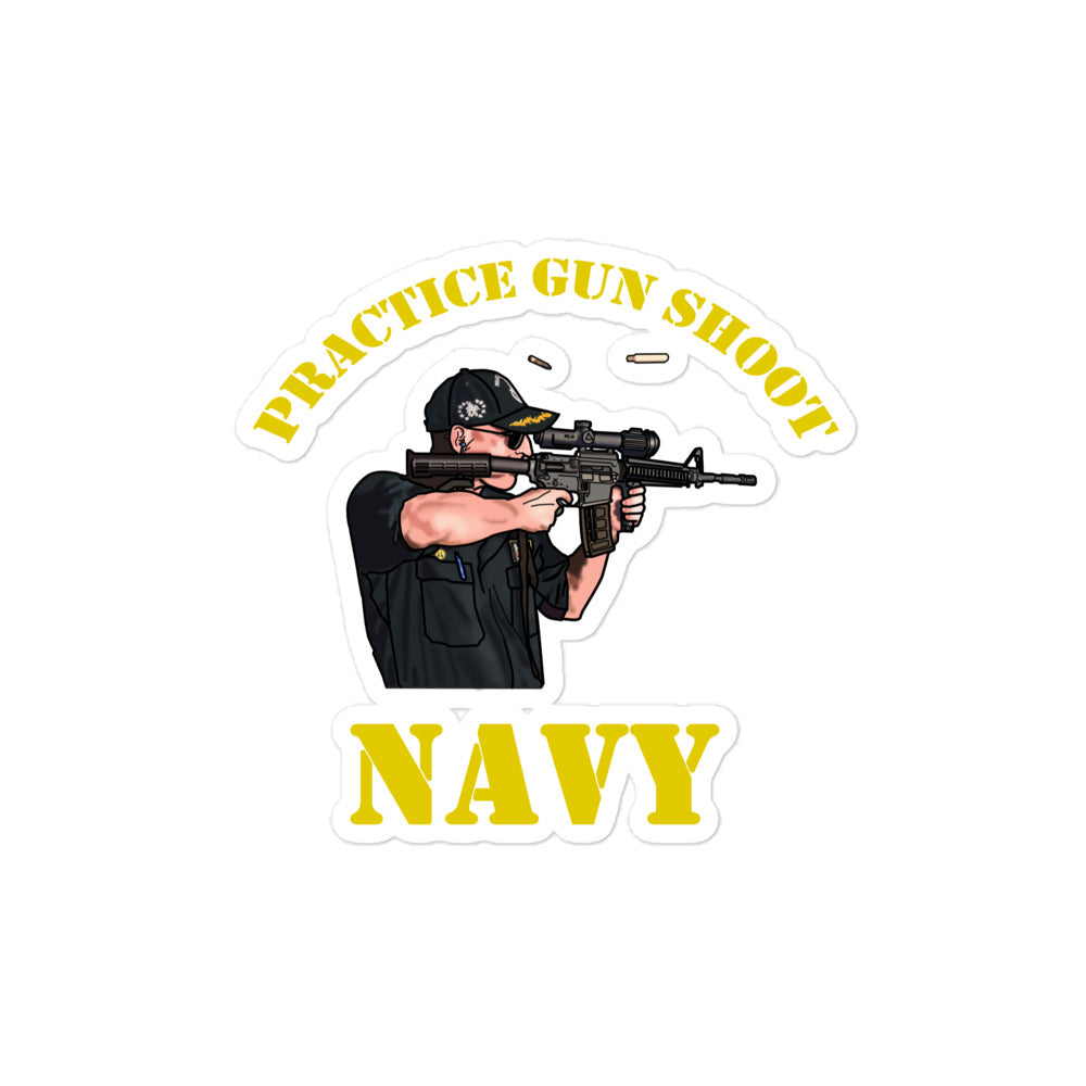 Practice Gun Shoot Sticker 1