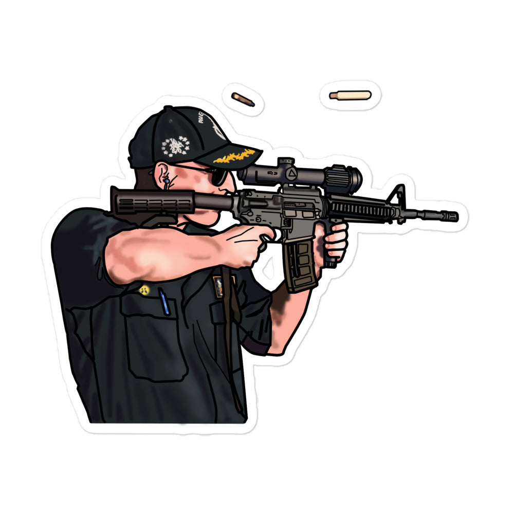 Practice Gun Shoot Sticker 2
